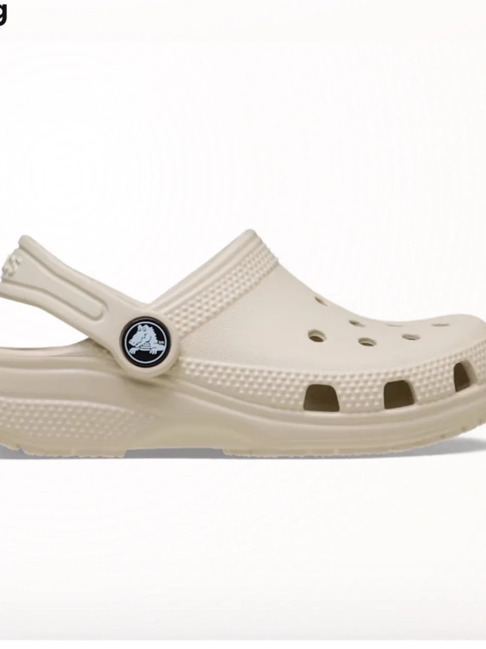 CROCS toddler Classic Clog in beige c4